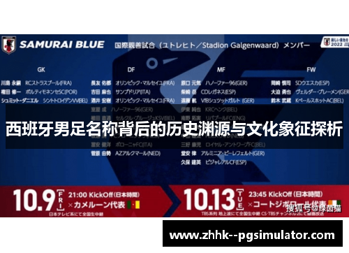 西班牙男足名称背后的历史渊源与文化象征探析 西班牙男足名称背后的历史渊源与文化象征探析