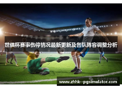 世俱杯赛事伤停情况最新更新及各队阵容调整分析